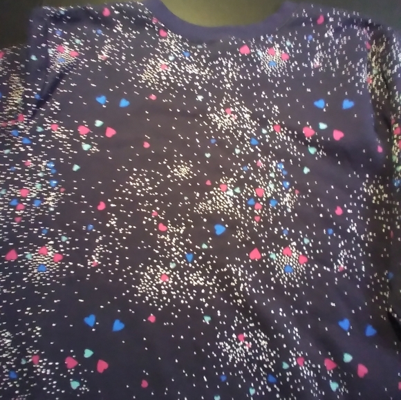 Woman Within Heart Design Sweatshirt Size 4x Colorful Festive Casual - Picture 9 of 9